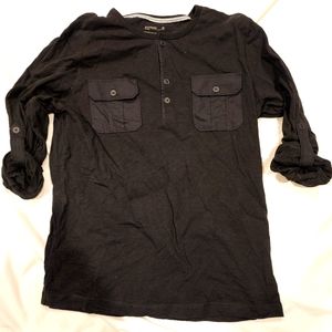 Express Long Sleeve Rolled up Shirt